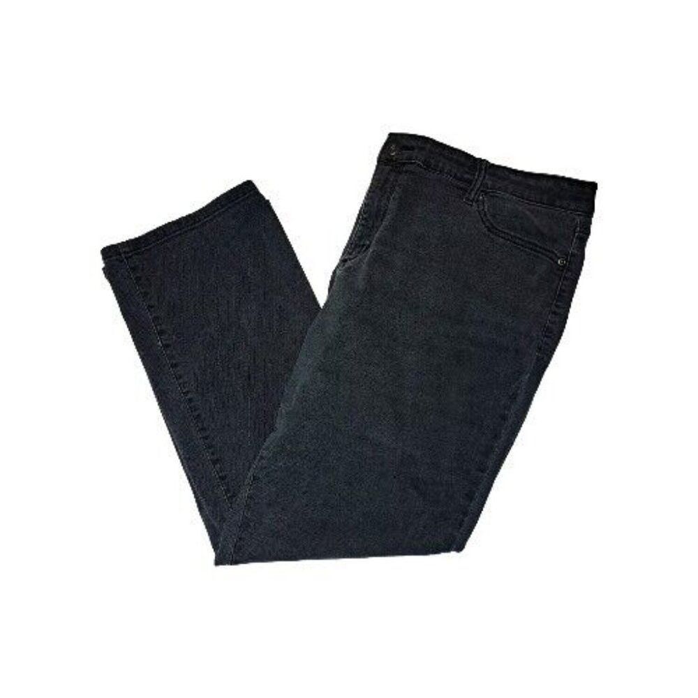 Saint John's Bay Women's Size 18 Black Jeans 38x30 Straight Leg